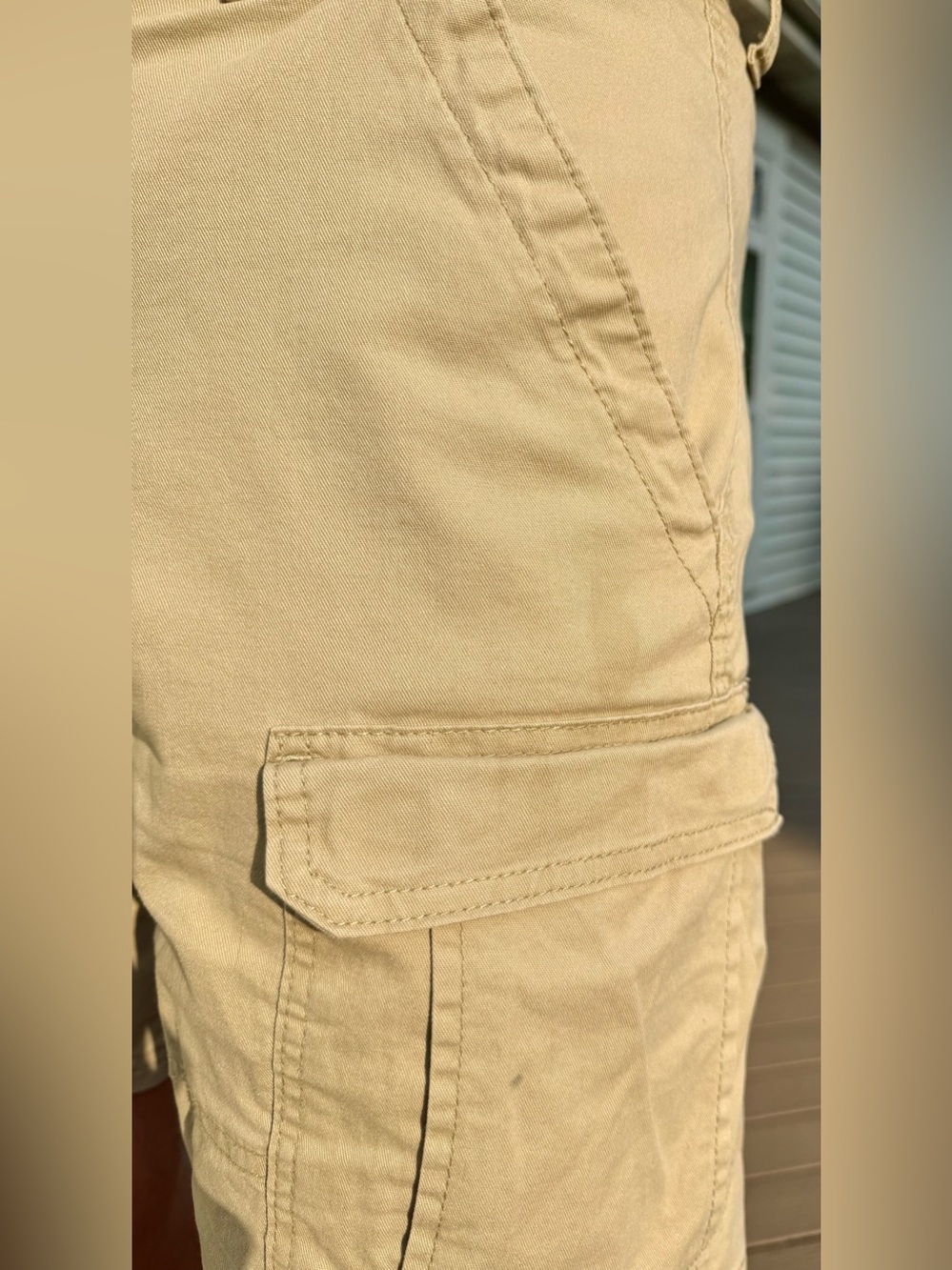 Wrangler Men's Tan Cargo Shorts – Classic Utility Style - Picture 6 of 10